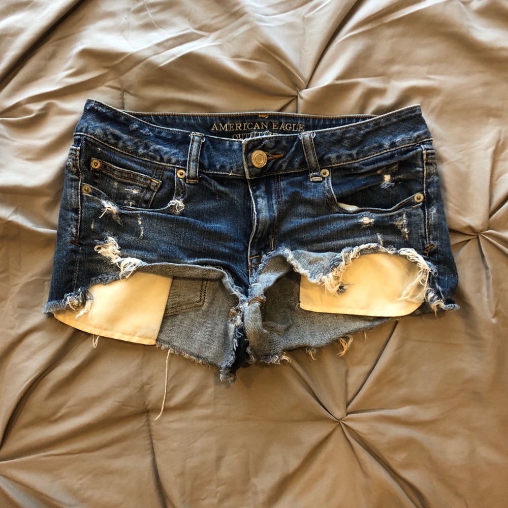 🦅 American Eagle Daisy Duke Jean Shorts!👖